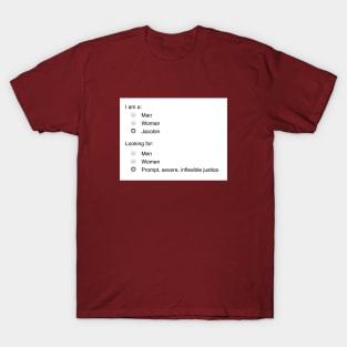 Jacobin Looking for Justice T-Shirt